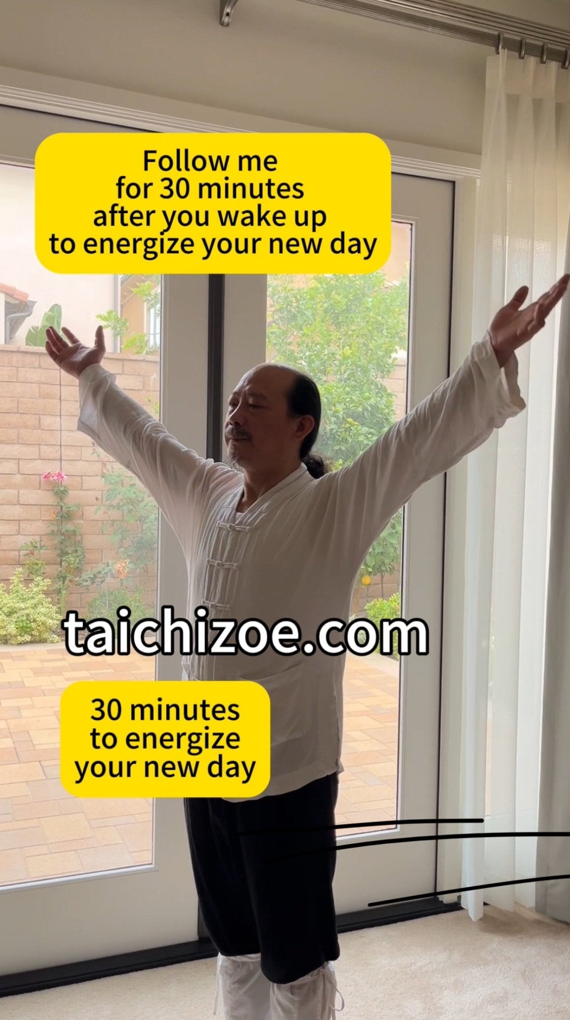 30 mins wakeup healthcare. energize new day - Tai Chi Fitness and self cure